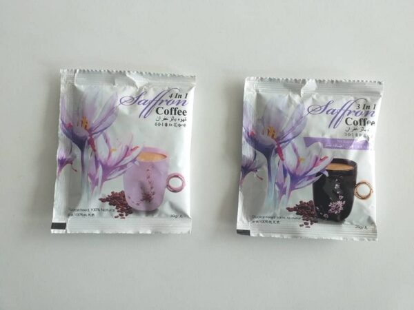 Saffron Coffee without Sugar