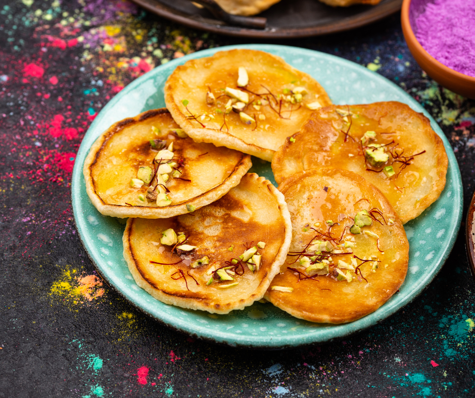 Saffron Pancakes for a Luxurious Breakfast