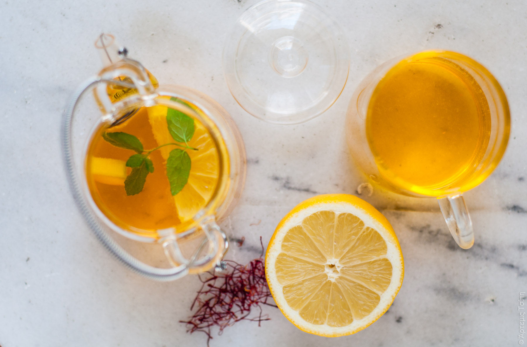 Saffron with Honey and Lemon