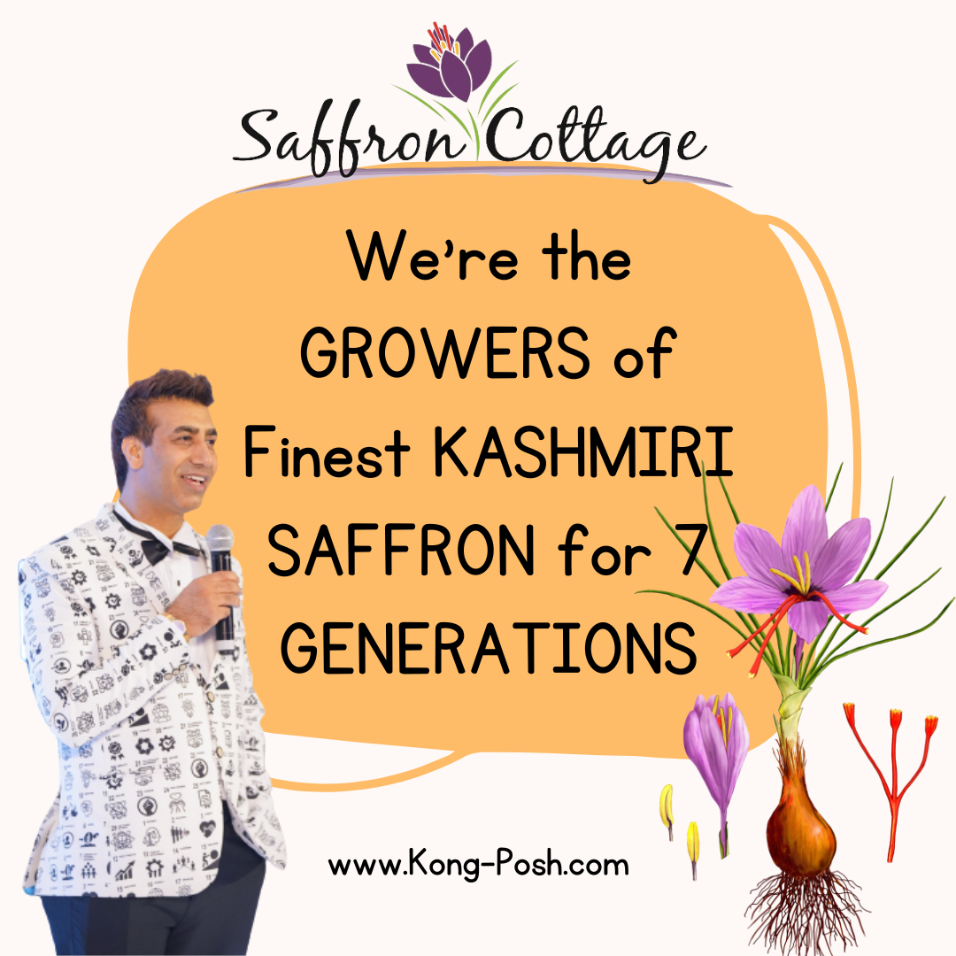 Dr. Bilal Ahmad Bhat founder of Saffron Cottage, We produce premium saffron, for 7 generations