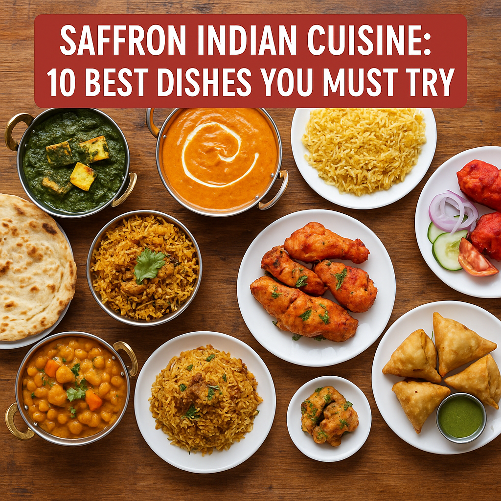 Saffron Indian Cuisine 10 Best Dishes You Must Try