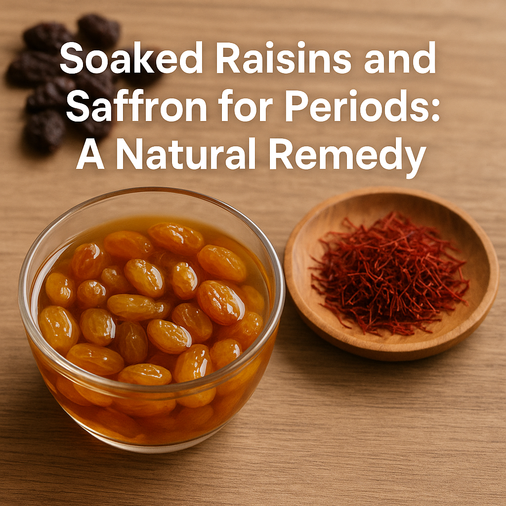 Soaked Raisins and Saffron for Periods A Natural Remedy