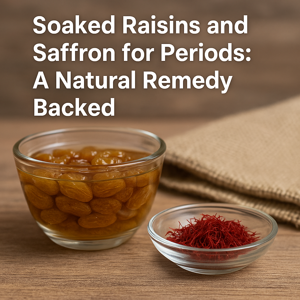 Soaked Raisins and Saffron for Periods A Natural Remedy Backed
