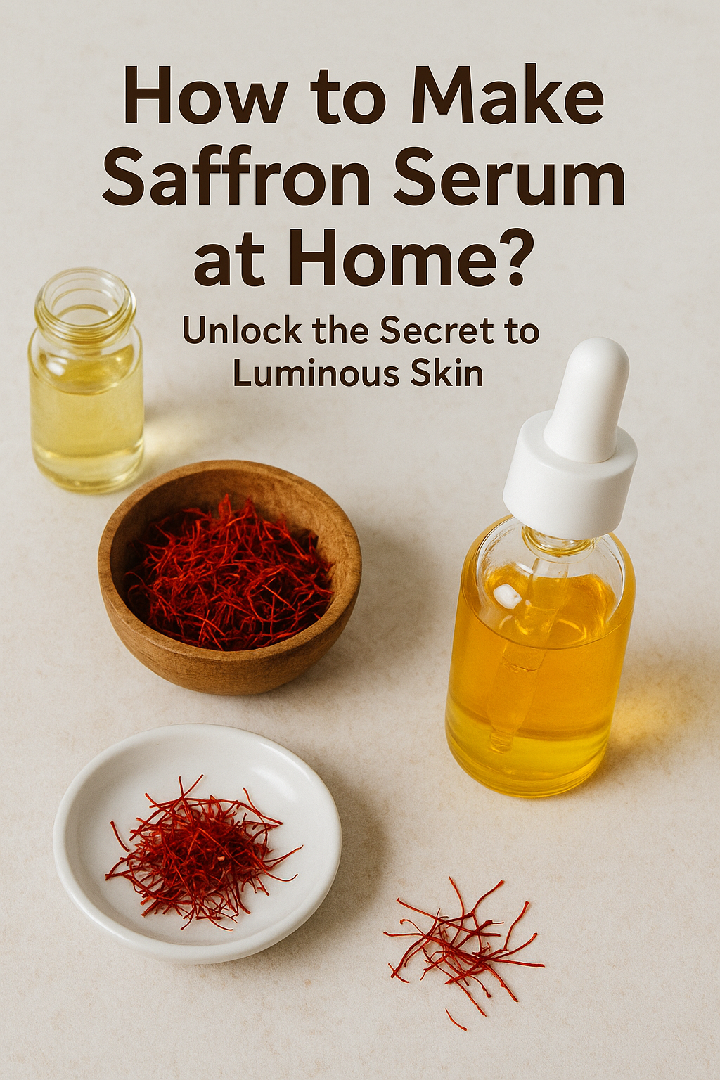 ChatGPT Image Aug 12, 2025, How to Make Saffron Serum at Home Unlock the Secret to Luminous Skin..
