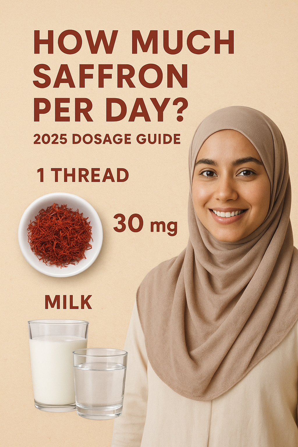 How Much Saffron Per Day 2025 Dosage Guide (Threads, mg, Milk vs Water)