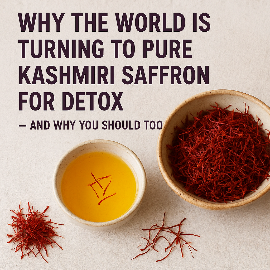  Why the World is Turning to Pure Kashmiri Saffron for Detox And Why You Should Too 