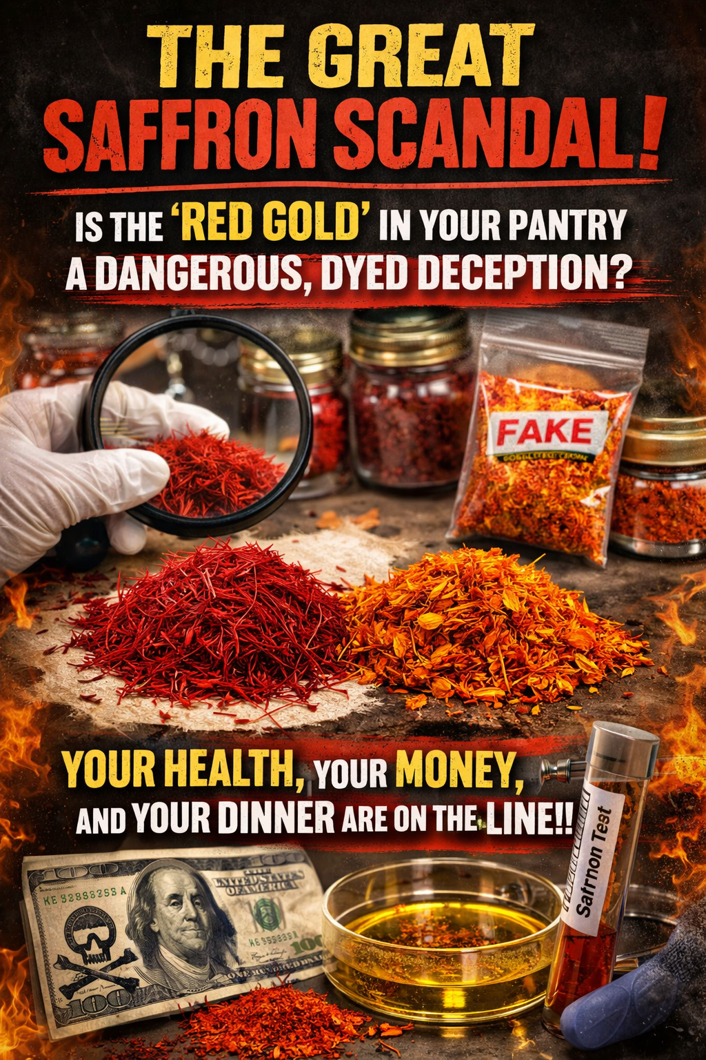 The Great Saffron Scandal Is the Red Gold in Your Pantry a Dangerous, Dyed Deception..