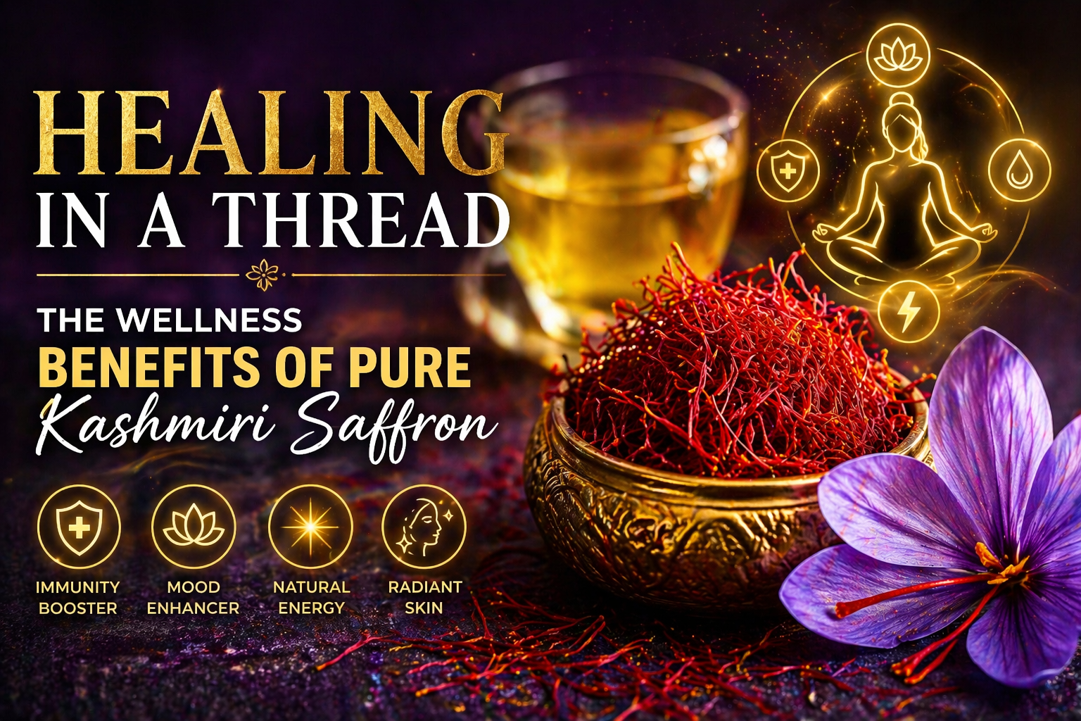 Healing in a Thread The Wellness Benefits of Pure Kashmiri Saffron by Saffron Cottage