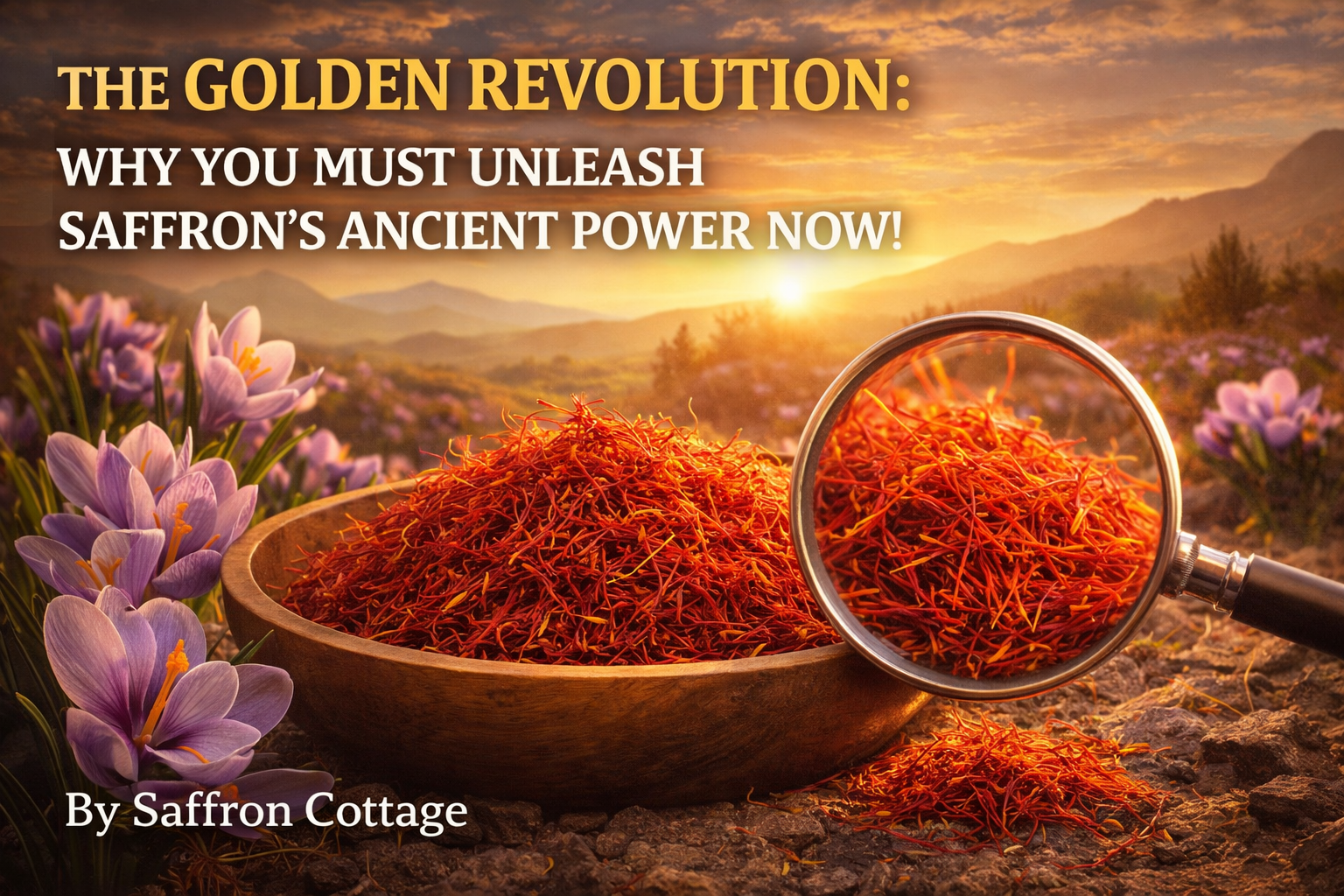 THE GOLDEN REVOLUTION WHY YOU MUST UNLEASH SAFFRON'S ANCIENT POWER NOW