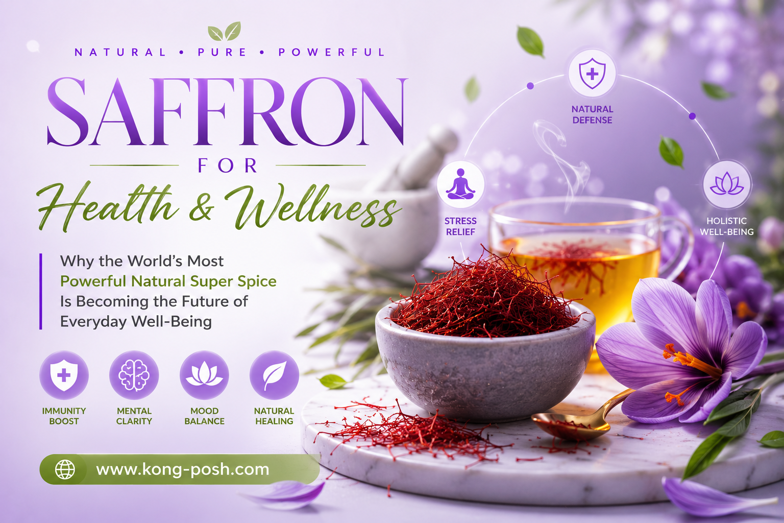 Saffron for Health and Wellness Why the World's Most Powerful Natural Super Spice Is Becoming the Future of Everyday Well-Being