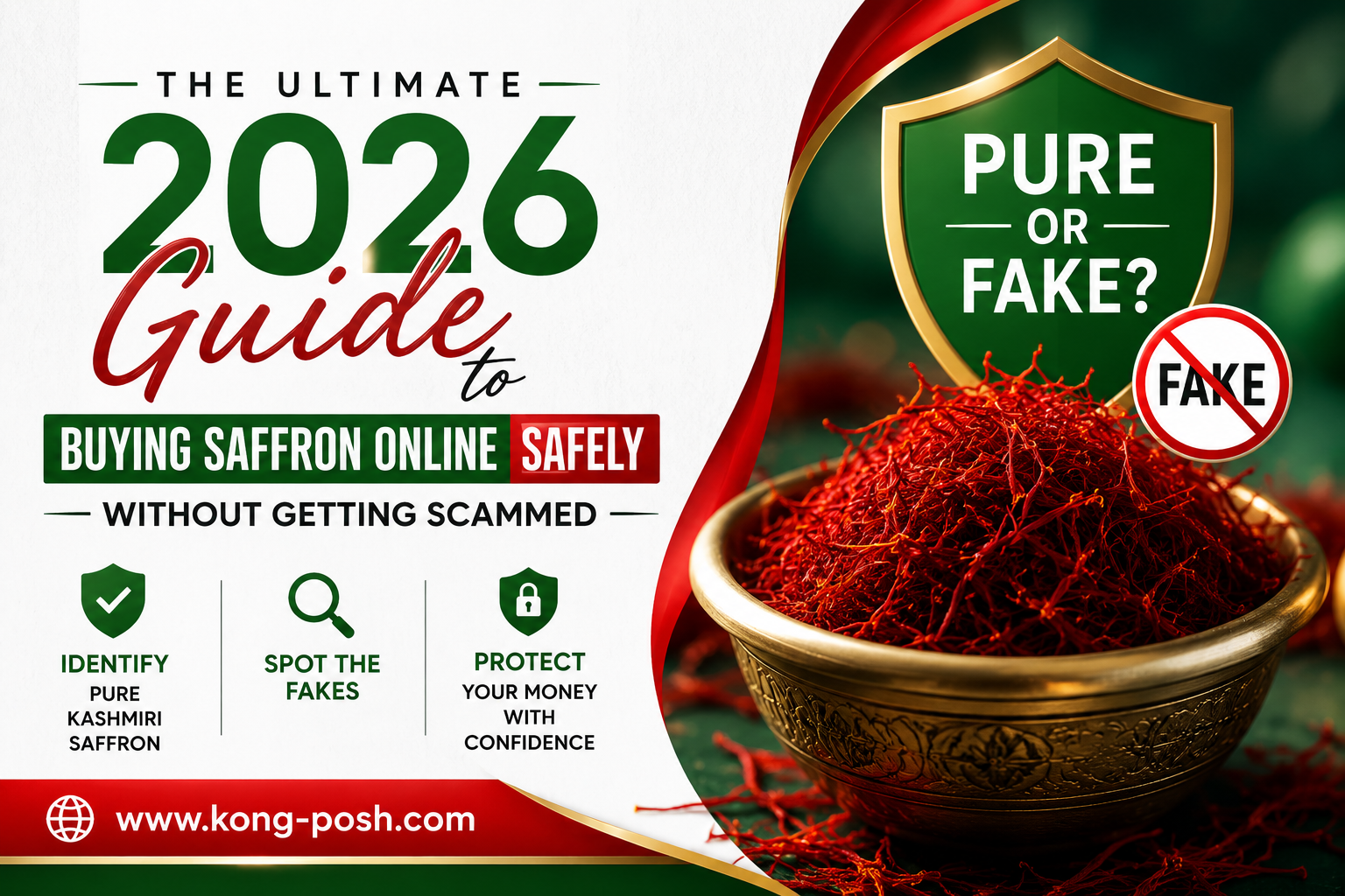 The Ultimate 2026 Guide to Buying Saffron Online Safely Without Getting Scammed How to Identify Pure Kashmiri Saffron and Protect Your Money in a Market Full of Fakes