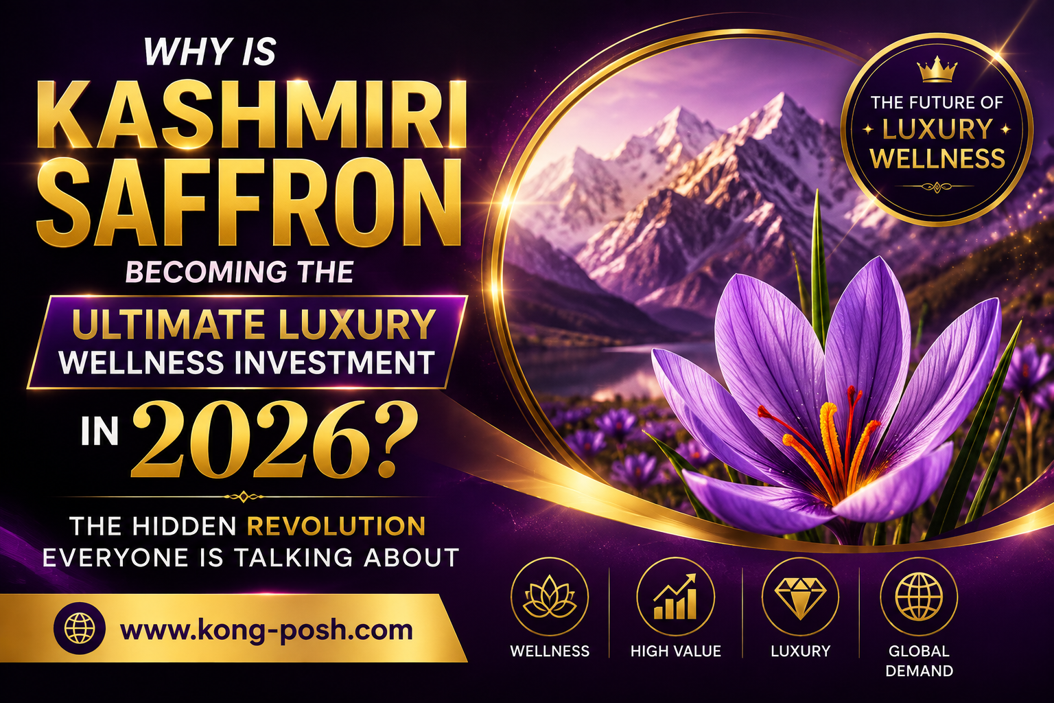 The Hidden Luxury Revolution How Kashmiri Saffron is Transforming Modern Lifestyle, Wellness, and Wealth Perception in 2026
