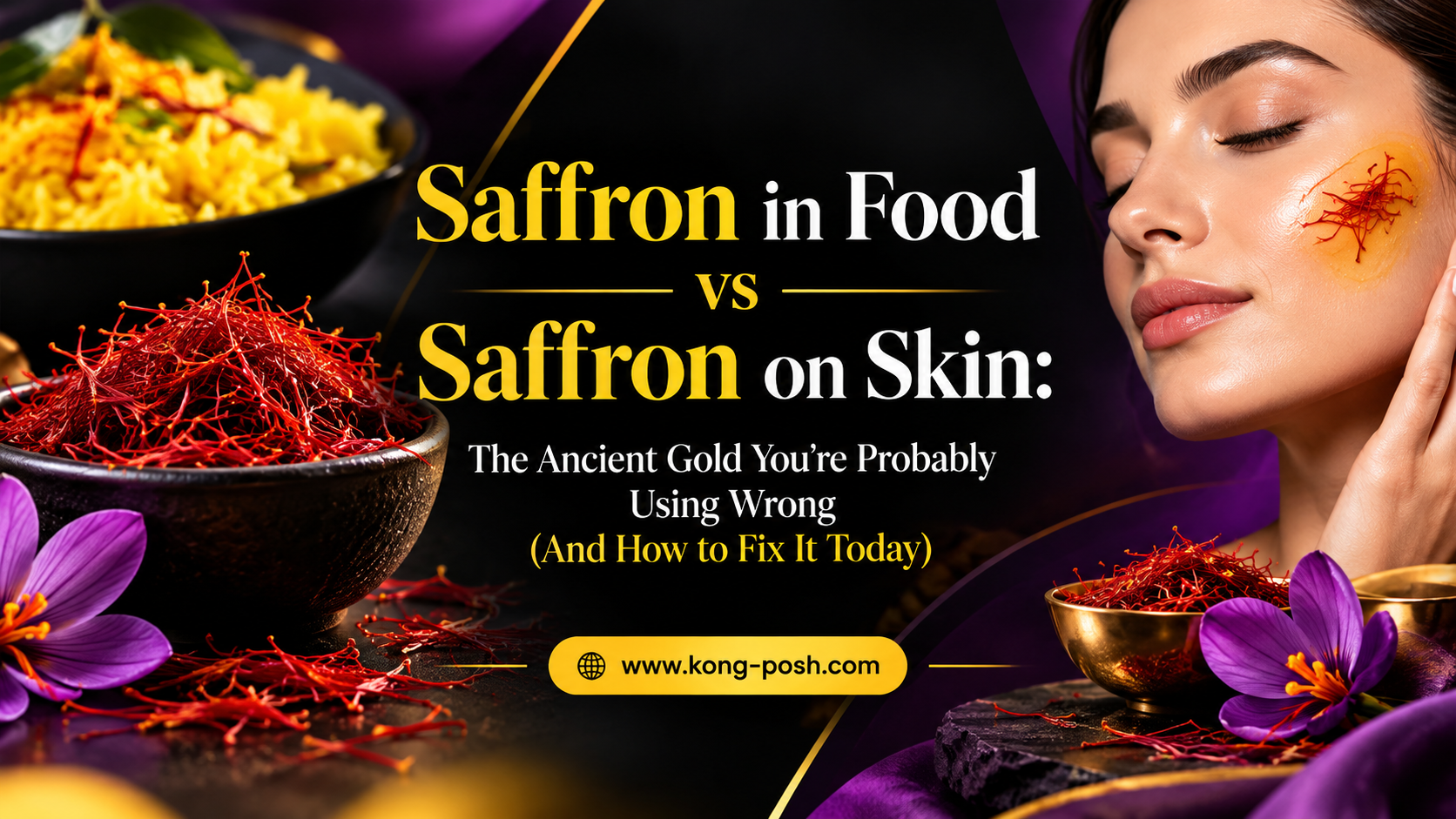 Is the saffron in your kitchen the same saffron you should put on your face