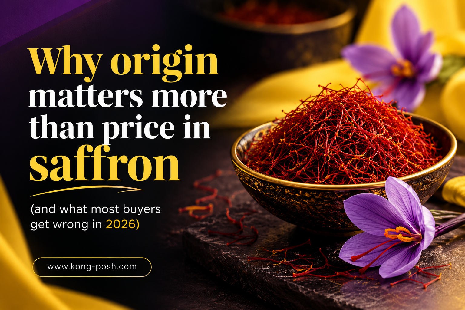 Why origin matters more than price in saffron (and what most buyers get wrong in 2026)